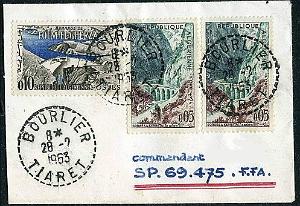 Lettre Commandant Schmitt 22- Bourlier- Tiaret
